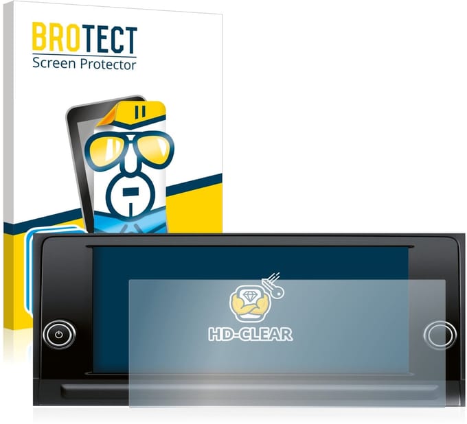 BROTECT - Screenprotector voor Volkswagen Caddy 2020 Composition 8.25" - Folie Beschermfolie transparant 2 Stuks