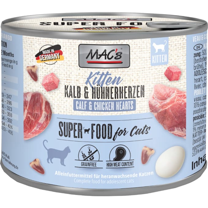 MAC's CAT - Kittenblik 6x200g - Kalfs- & kippendijen