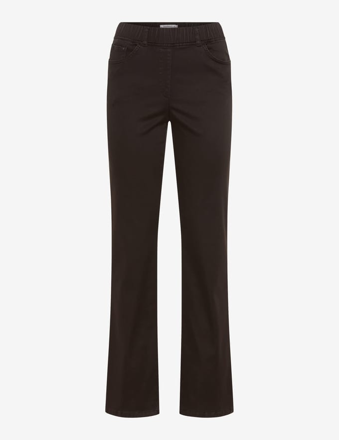 Raphaela by Brax Dames Instapbroek  Style LAVINA STRAIGHT DARK CHOCOLATE, donkerbruin, maat 46