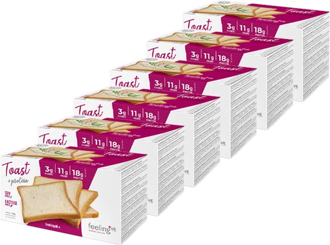 Feeling OK | Toast Naturel Start | 6 Stuks | 6 x 160g