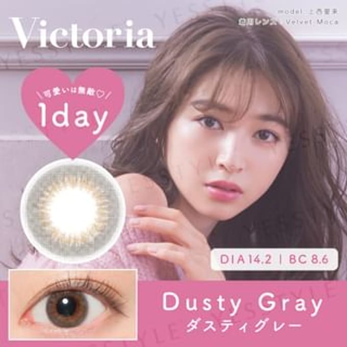 Candy Magic - Victoria 1 Day Color Lens Dusty Gray 10 pcs P-5.00 (10 pcs)