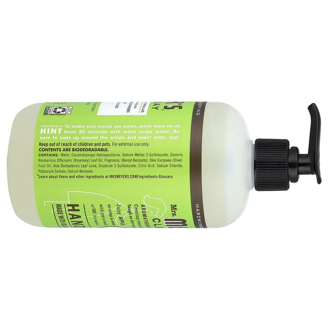 Mevr. Meyers Clean Day, Handzeep, Appel, 370ml(12.5 fl oz) green