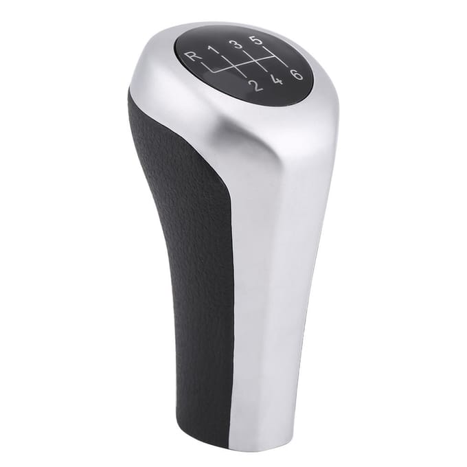Pommeau de levier de vitesse 6 vitesses pour BMW E39, E46, E53, E60, E63, E83, E90, E92 white