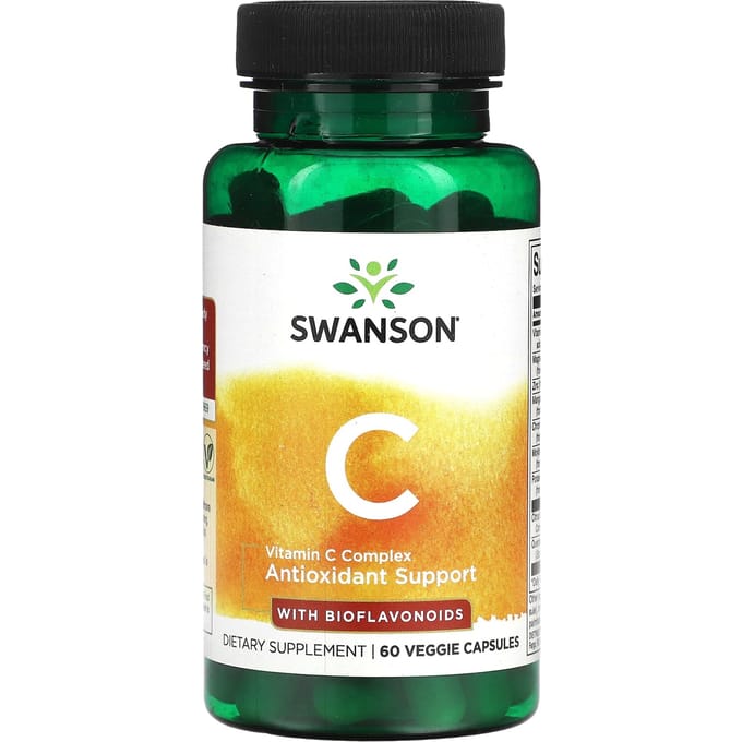 Complexe de vitamine C avec bioflavonoïdes, 60 gélules végétales