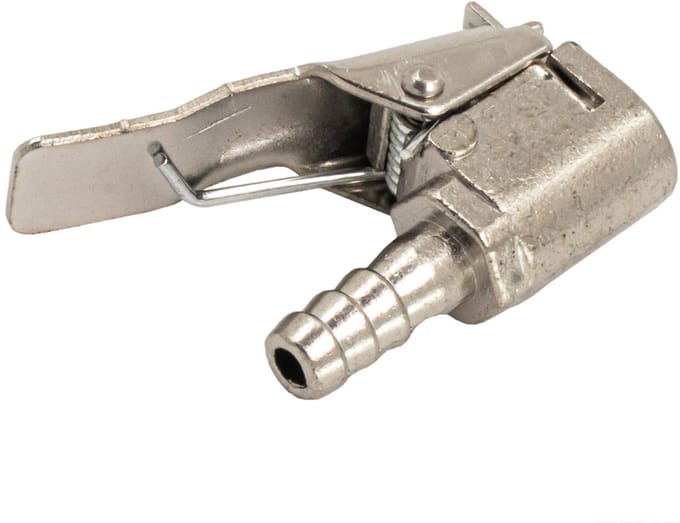 Ventieladapter – Voor 6 mm slang – Vernikkelde zinklegering