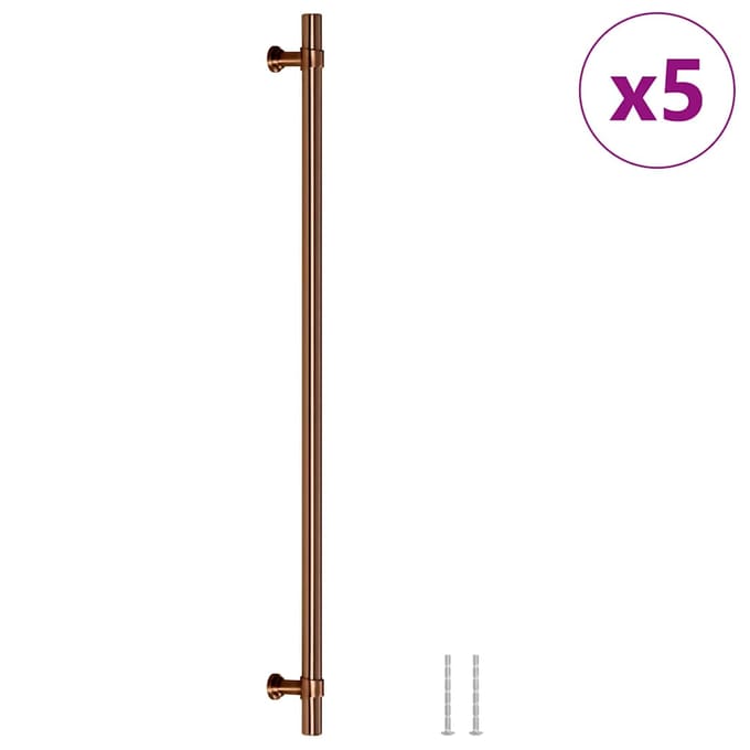 vidaXL - Handvatten - 5 - st - 320 - mm - roestvrij - staal - bronskleurig