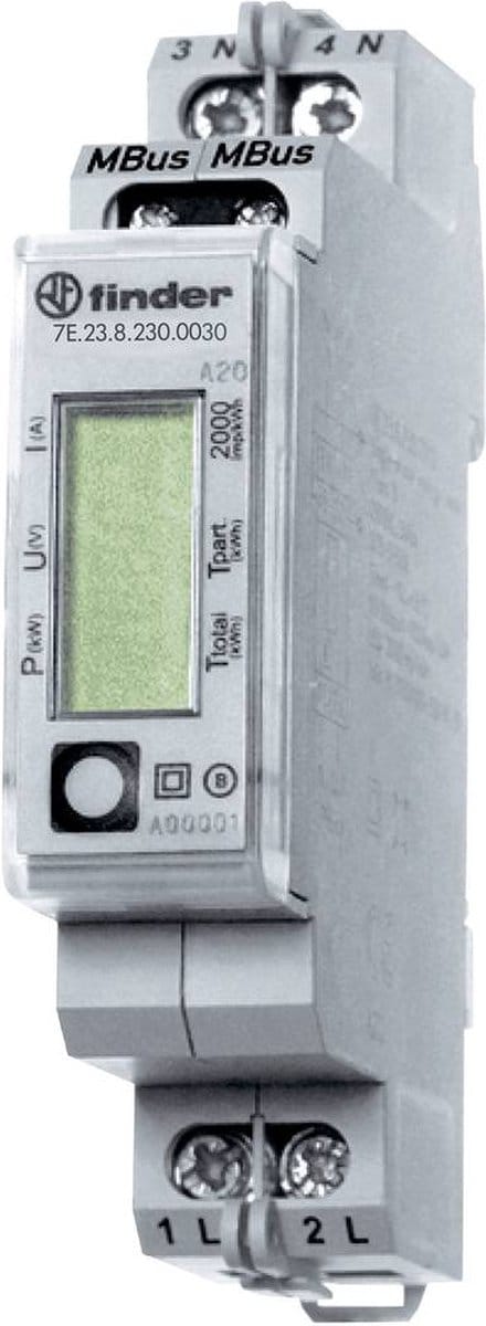 Finder 7E Elektriciteitsmeter - 7E.23.8.230.0030 - T23JC