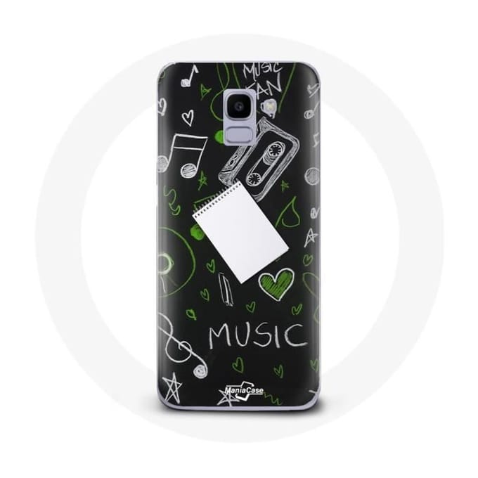 Case voor Samsung Galaxy J6 2018 Muziek-solsleutel