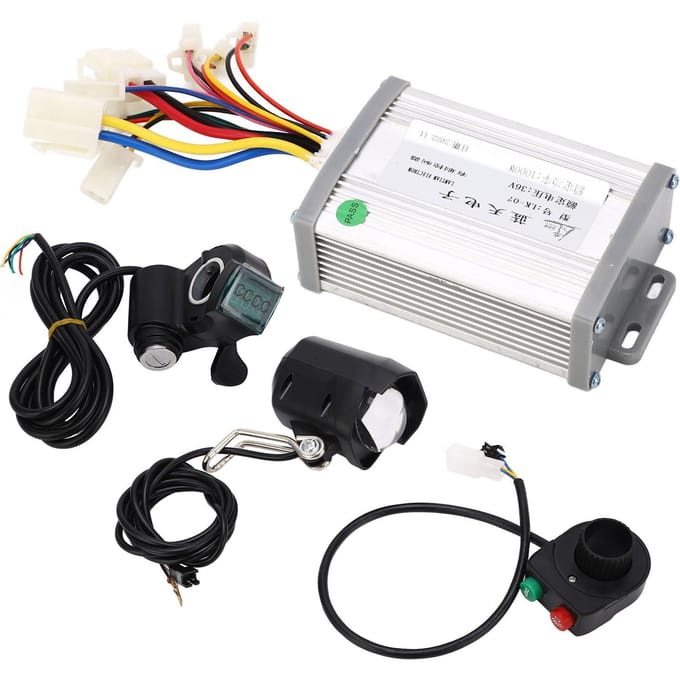 Elektrische Fiets Gashendel Controller Kit 1000W Onderspanningsbeveiliging Geborstelde Controller Kit met gray
