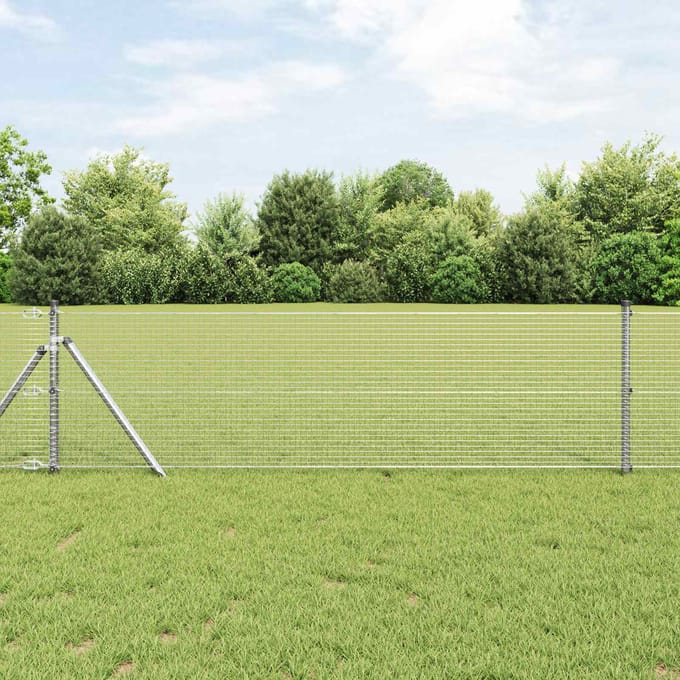 vidaXL - Gelast - gaashek - 2500 - x - 40 - cm - Zilver