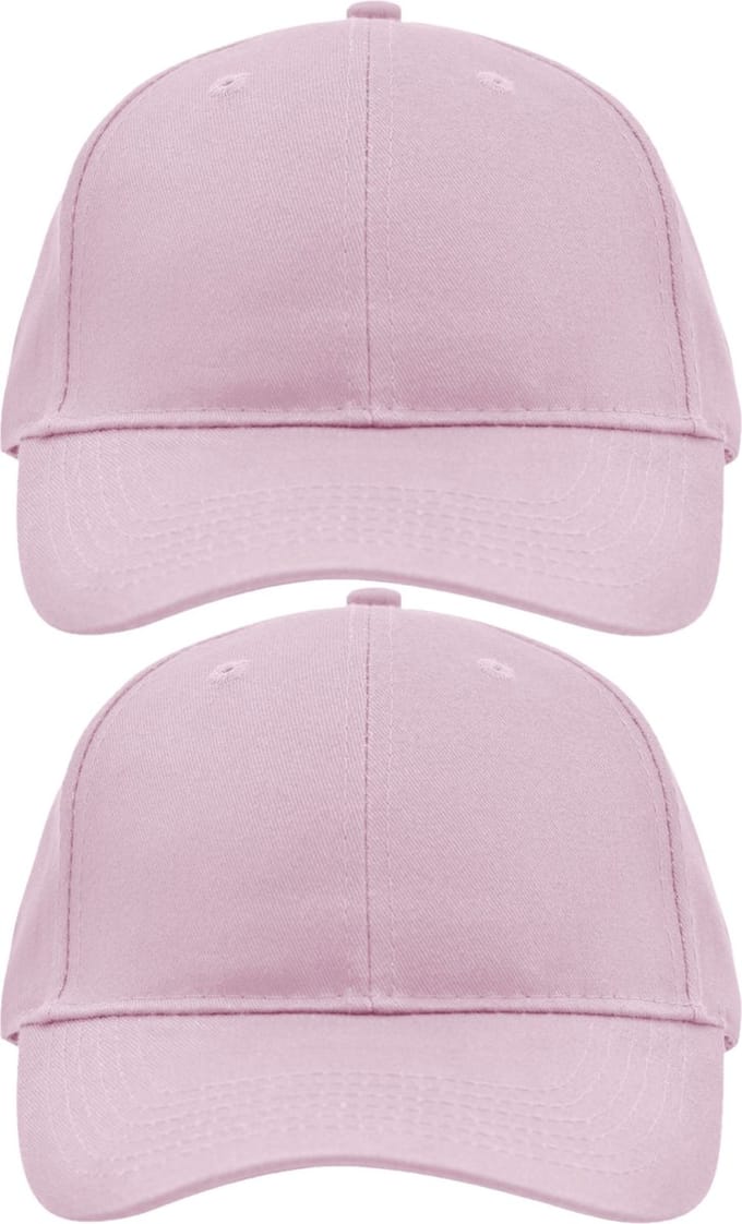 2x stuks myrtle beach baseball cap - 6-panel - voor volwassenen