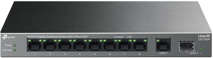 Schakelaar TP-Link LS1210GP