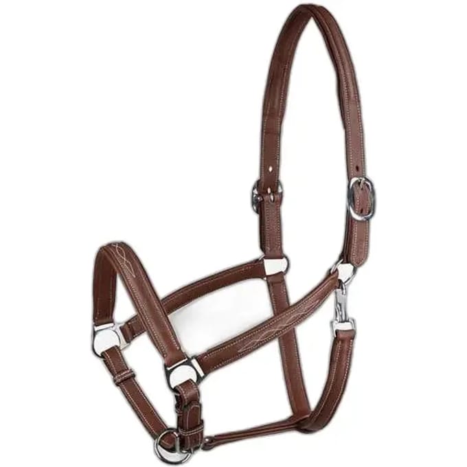 Horze Warren Zacht Leren Halster, Light Brown, Warmblut