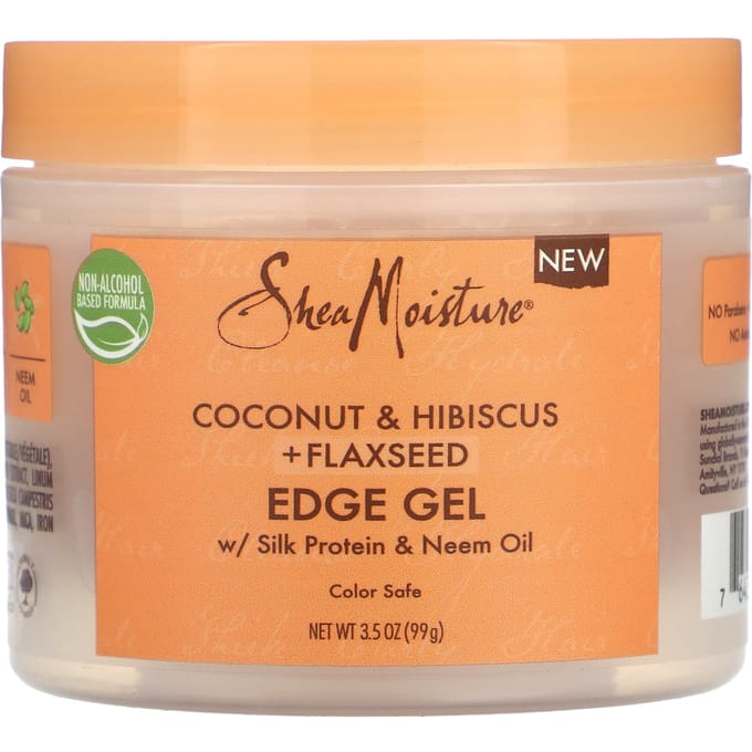 SheaMoisture, Randgel, Kokosnoot & Hibiscus + Lijnzaad, 3,5 oz (99 gram) beige