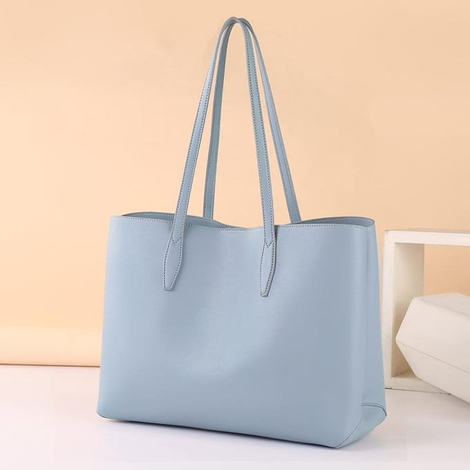 Nieuwe Dames Tas Grote Capaciteit Dames Schoudertas Dames Draagtas gray