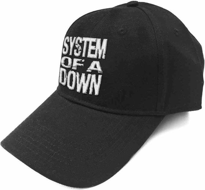 System Of A Down - Stacked Logo Baseball pet - Zwart
