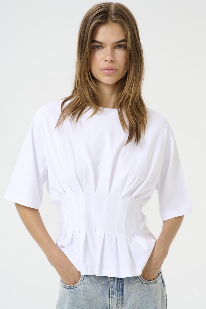 T-shirt in getailleerd model model 'inez'