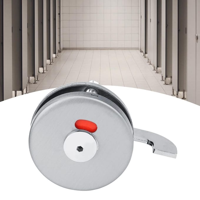 1 Set Privacy Deadbolt Grendel Indicerende Deurslot voor Badkamer WC Openbaar Toilet