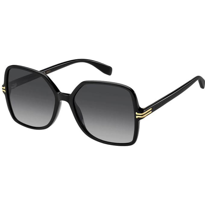 Marc Jacobs MJ 1105/S 807 9O glanzend zwart donkergrijs gradiÃ«nt zonnebril