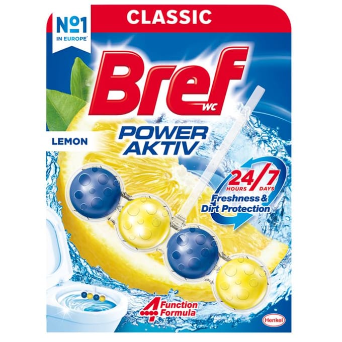 Bref Power Aktiv Toiletblokhouder Citroen 50g