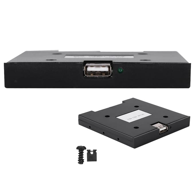Émulateur de lecteur de disquette USB 720 Ko FDD-UDD26720 avec lecteur de disquette 720 Ko ABS gray