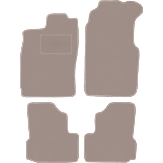 Beige velours vloermatten voor: Saab 900 II cabriolet (1994-1995)