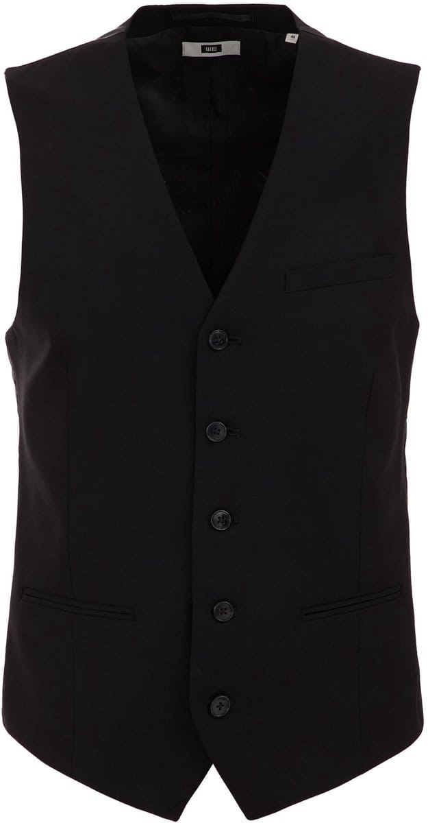 WE Fashion Heren slim fit gilet