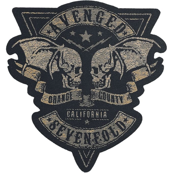 Avenged Sevenfold Patch - Orange County Cut-Out - voor Geen - zwart-beige
