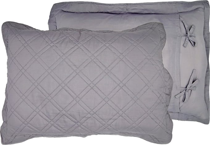Lavandoux - Kussenslopen - Ash Grey - 50x70 - Grijs - Set van 2