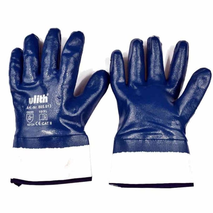 Werkhandschoenen Nitril Gr. XL/10