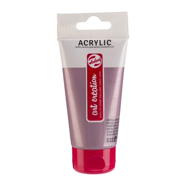 Talens art creation acrylverf tube 75ml metallicroze (833)