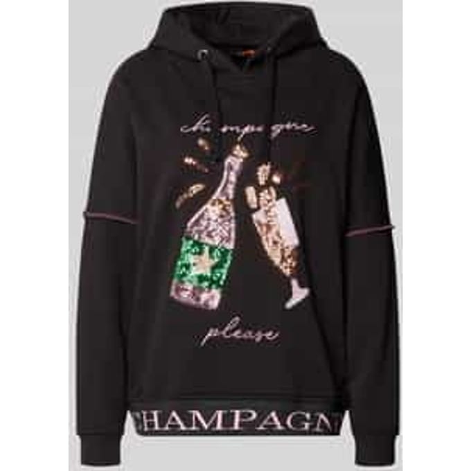 Hoodie van puur katoen