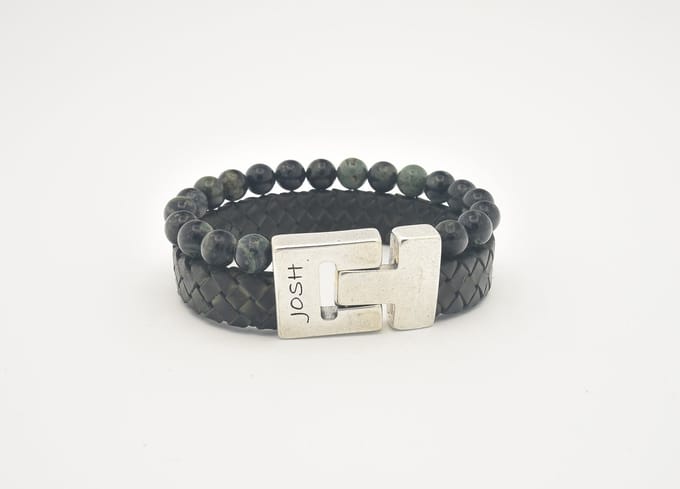 Josh-24966-Armband-Groen-Heren-22,5cm
