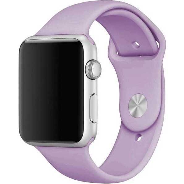 2+1 | Apple Watch Bandje - Siliconen - Lichtpaars