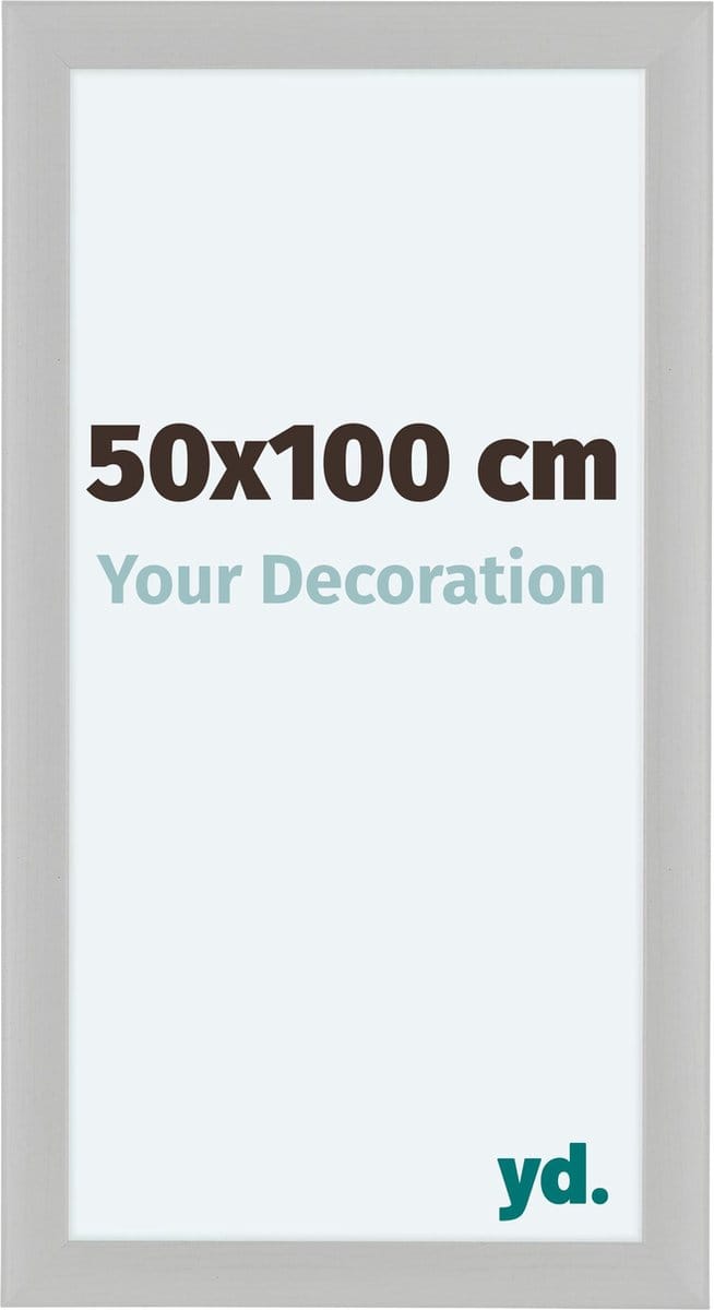 Your Decoration - Fotolijst 50x100 cm - MDF - Wit Houtnerf - Como