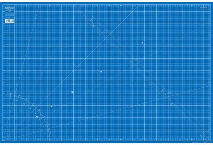 BabySnap Patchwork Snijmat 90 x 60 cm Blauw
