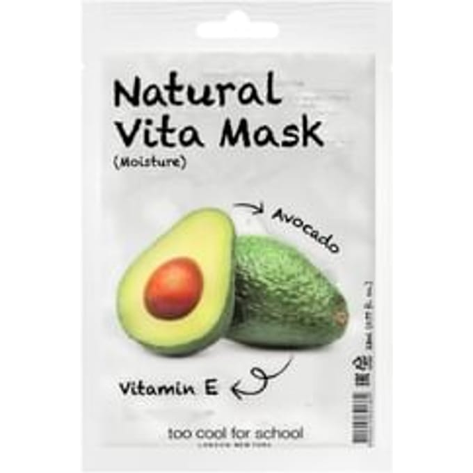 too cool for school - Natural Vita Mask - 5 Types Moisture (Avocado)