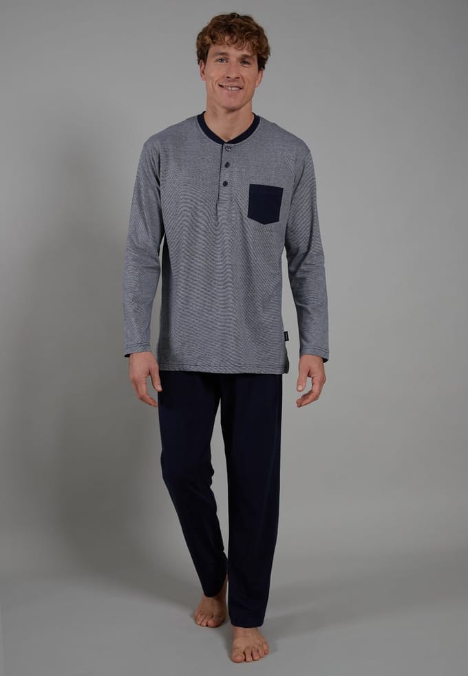 CECEBA Seoul Heren Pyjama - Blauw
