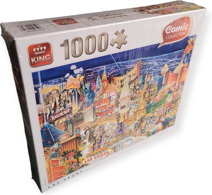 King puzzel 1000 stukken Las Vegas Comic Collection