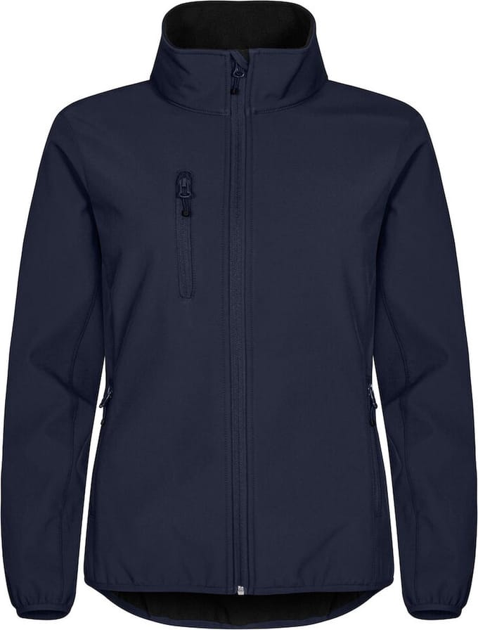 Clique Softshell jas Basic Dames - Dark Navy - Maat XL / 42