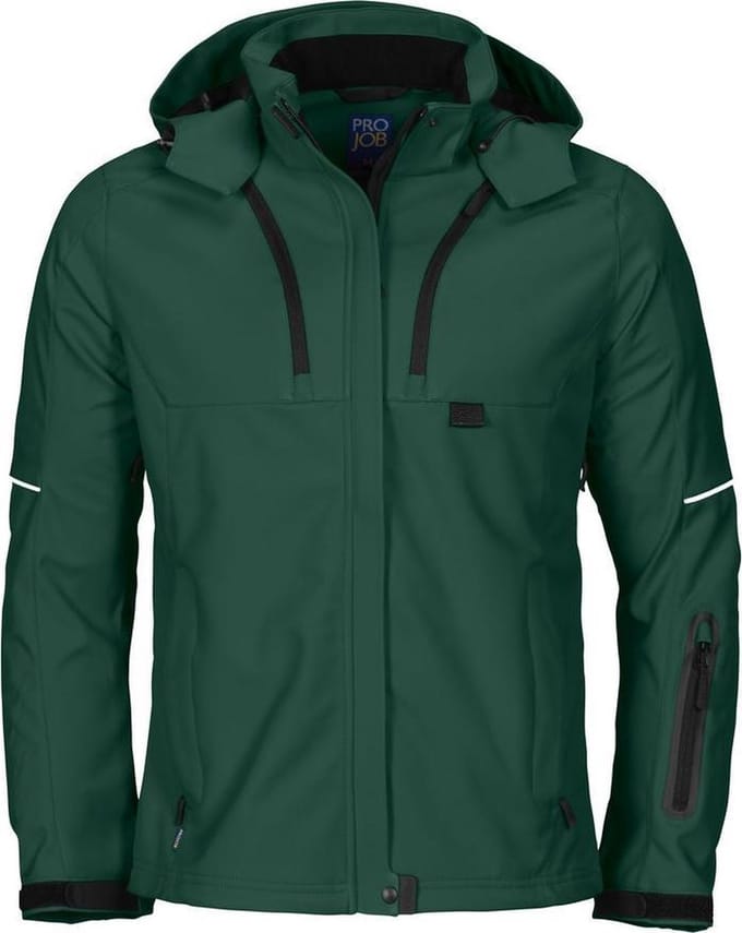 ProJob 3412 DAMES SOFTSHELL JAS 643412 - Woudgreen - S