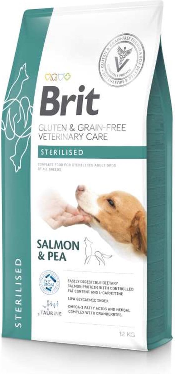 Brit Veterinary Diet Dog - Gluten & Grain free - Sterilised - 12 kg