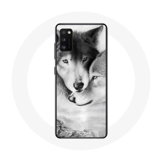 Samsung Galaxy A41 hoesje Wolf Duo dieren