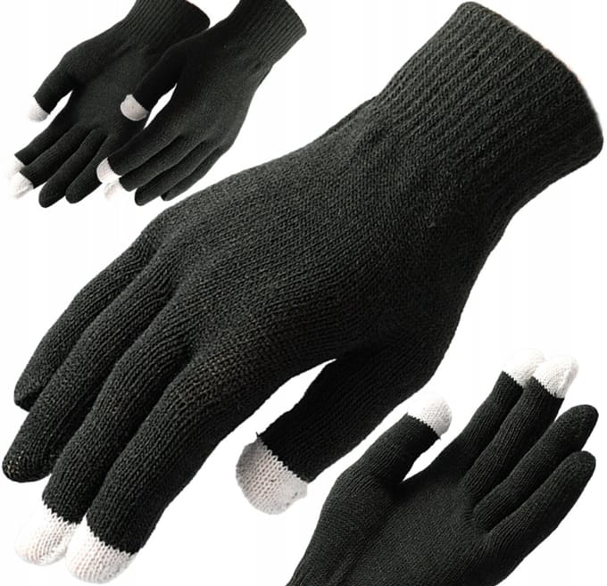 RAION - Winterhandschoenen - Wol - Touchscreen - Zwart