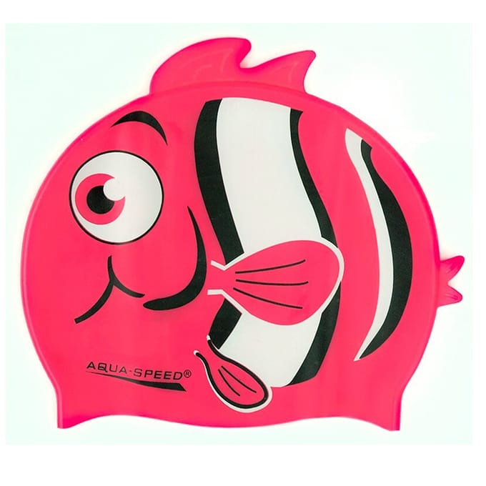 Jongens Nemo Patroon Zwemmuts | Siliconen 3D Print Gemakkelijke Pasvorm Zwemmuts voor Kinderen