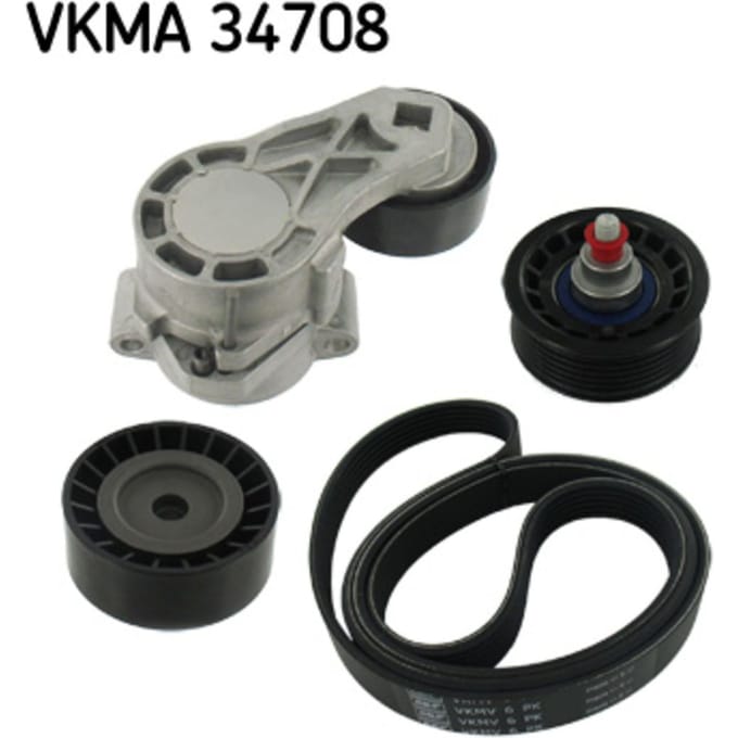 Poly V-riemset (met poelies) SKF VKMA 34708