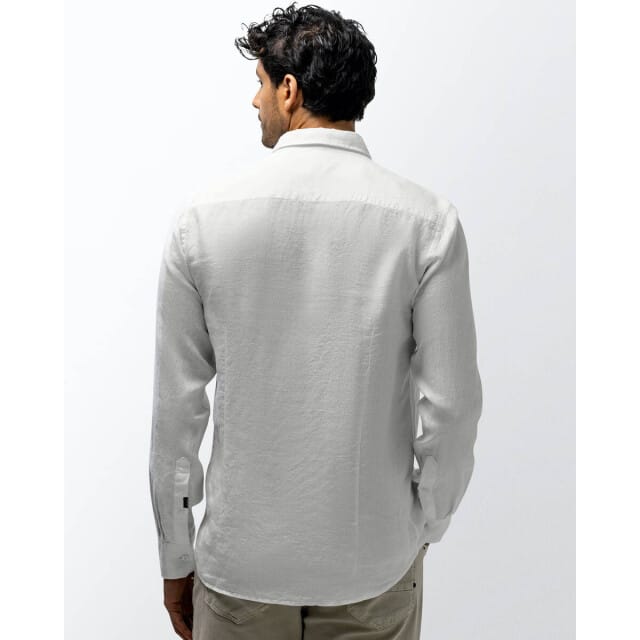 State Of Art Overhemd Linnen Wit - Maat XL - Heren - Overhemden Casual