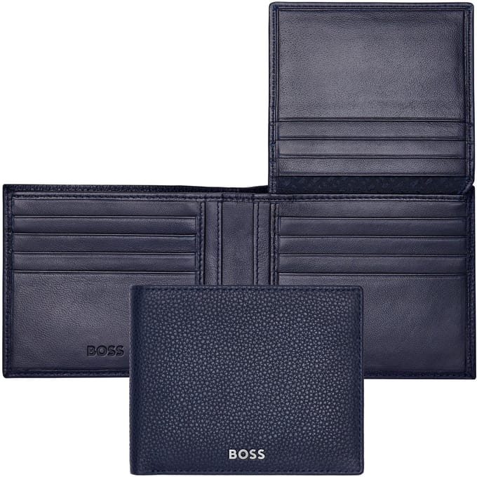 Hugo Boss - HLY416N - Portemonnee - blauw - Klassiek