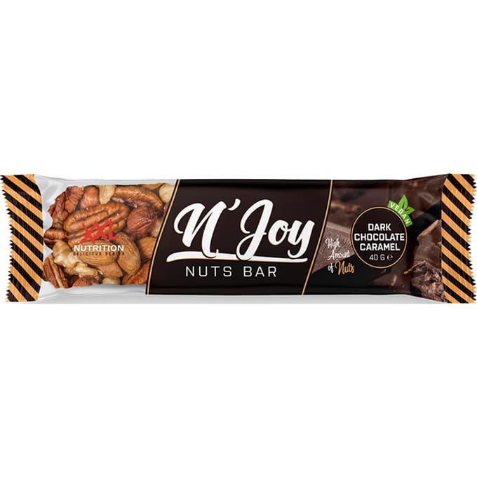 XXL Nutrition N'Joy Nuts Bar Nuts - Pure Chocolade 1 reep (40 gram)