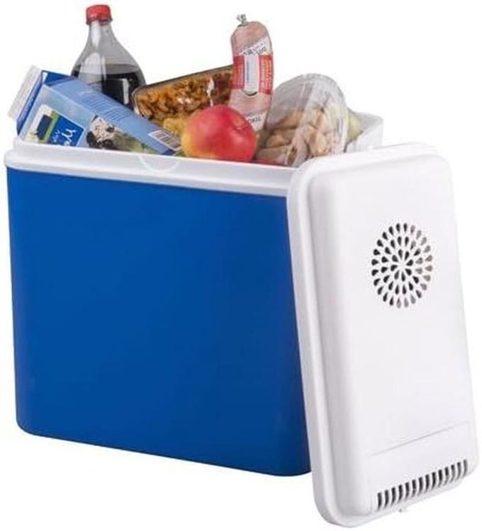 Koelbox Draagbaar - Isolatiebox Vervoer - Dranken Koel Houden - Grote Capaciteit - 22 Liter - Wit